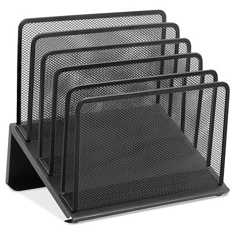 steel mesh file box|wire mesh desktop file sorter.